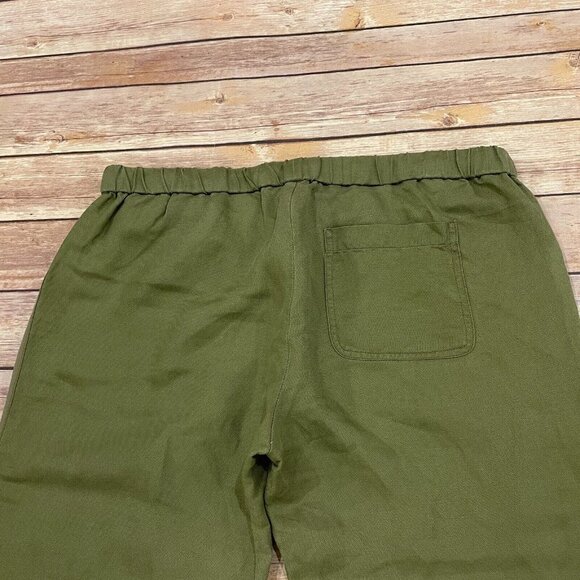 Joie Green Marienne Linen Jogger Pants Safari - Picture 6 of 10